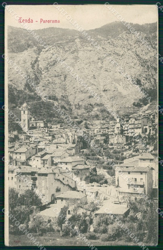 Cuneo Tenda Valle Roia Panorama cartolina MT6770 – fronte