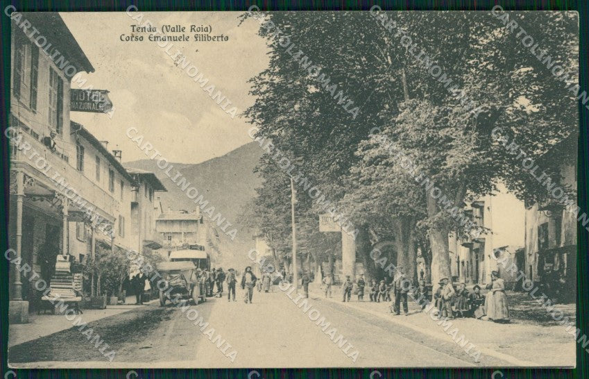 Cuneo Tenda Valle Roia Corso Emanuele Filiberto cartolina MT6773 – fronte