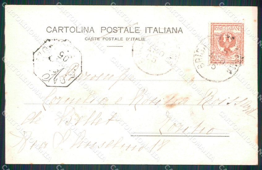 Cuneo Tenda Valle Roia Piazza Italia cartolina MT6775 – retro