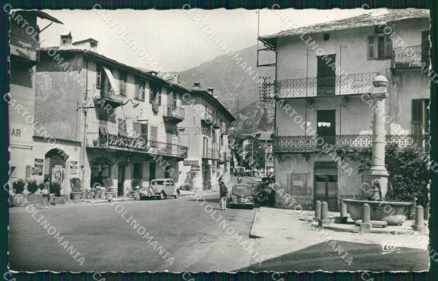 Cuneo Tenda Valle Roia Piazza Repubblica Foto cartolina MT6782 – fronte