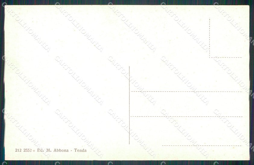 Cuneo Tenda Valle Roia Castello Beatrice cartolina MT6784 – retro