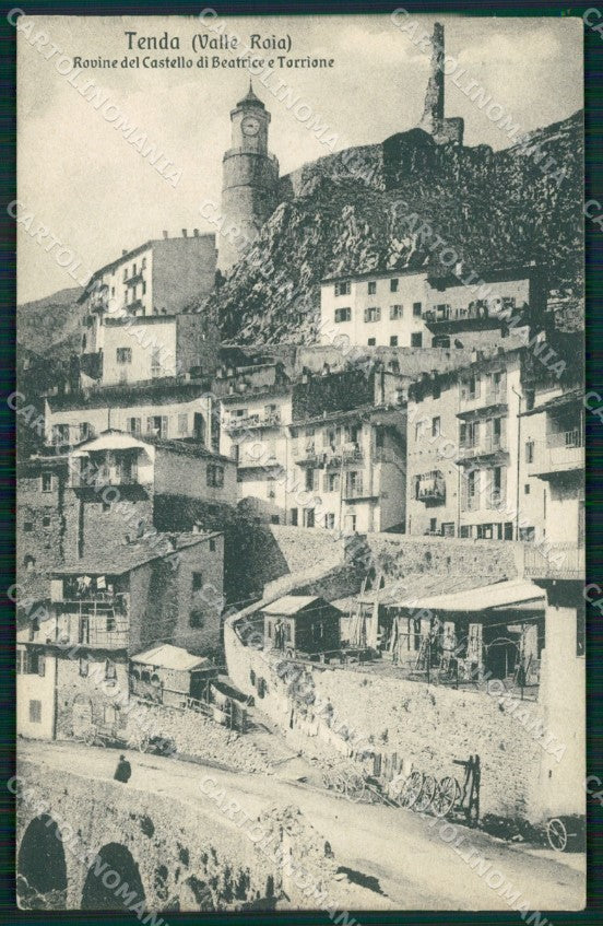 Cuneo Tenda Valle Roia Rovine Castello Beatrice cartolina MT6785 – fronte