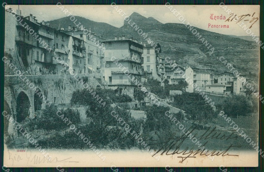 Cuneo Tenda Valle Roia Panorama cartolina MT6787 – fronte