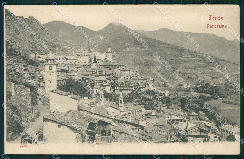 Cuneo Tenda Valle Roia Panorama cartolina MT6791 – fronte