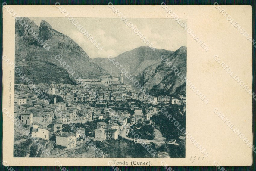 Cuneo Tenda Valle Roia Panorama cartolina MT6799 – fronte