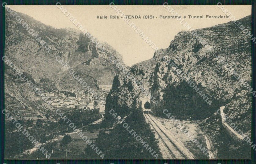 Cuneo Tenda Valle Roia Tunnel Ferroviario cartolina MT6802 – fronte