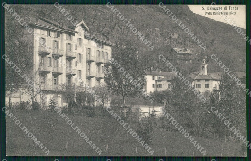Cuneo Tenda Valle Roia San Dalmazzo Grand Hotel cartolina MT6811 – fronte