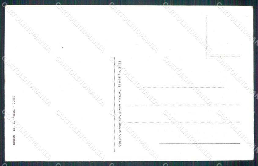 Cuneo Tenda Valle Roia San Dalmazzo cartolina MT6815 – retro