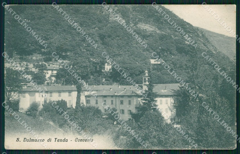 Cuneo Tenda Valle Roia San Dalmazzo Convento cartolina MT6822 – fronte