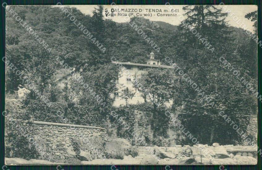 Cuneo Tenda Valle Roia San Dalmazzo Convento ABRASA cartolina MT6824 – fronte