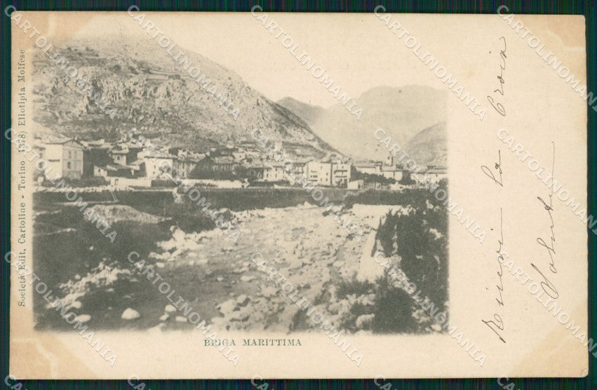 Cuneo Briga Marittima Panorama cartolina MT6854 – fronte