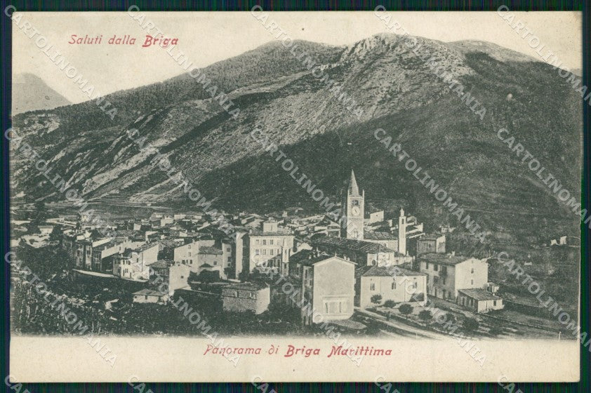 Cuneo Briga Marittima Panorama cartolina MT6859 – fronte