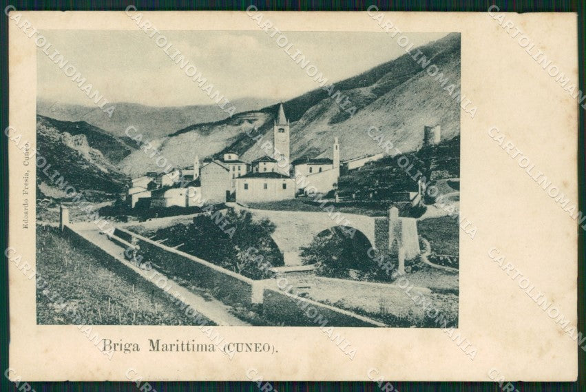 Cuneo Briga Marittima Panorama cartolina MT6861 – fronte