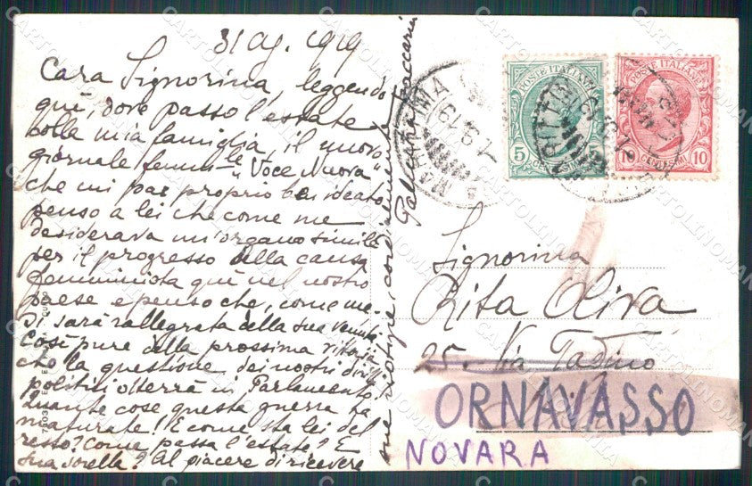 Cuneo Briga Marittima Panorama cartolina MT6863 – retro