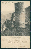 Cuneo Briga Marittima Rovine Castello PIEGHINE cartolina MT6870 – fronte