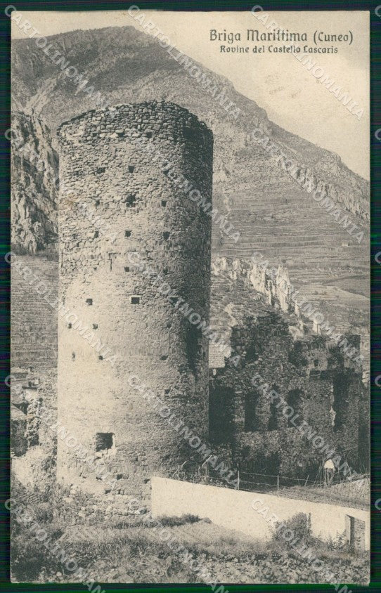 Cuneo Briga Marittima Castello Lascaris cartolina MT6872 – fronte
