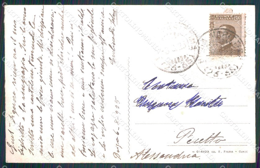 Cuneo Briga Marittima Madonna del Fontan cartolina MT6873 – retro