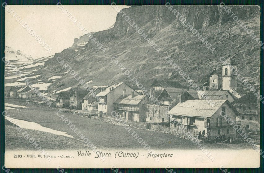 Cuneo Argentera Valle Stura cartolina MT6878 – fronte