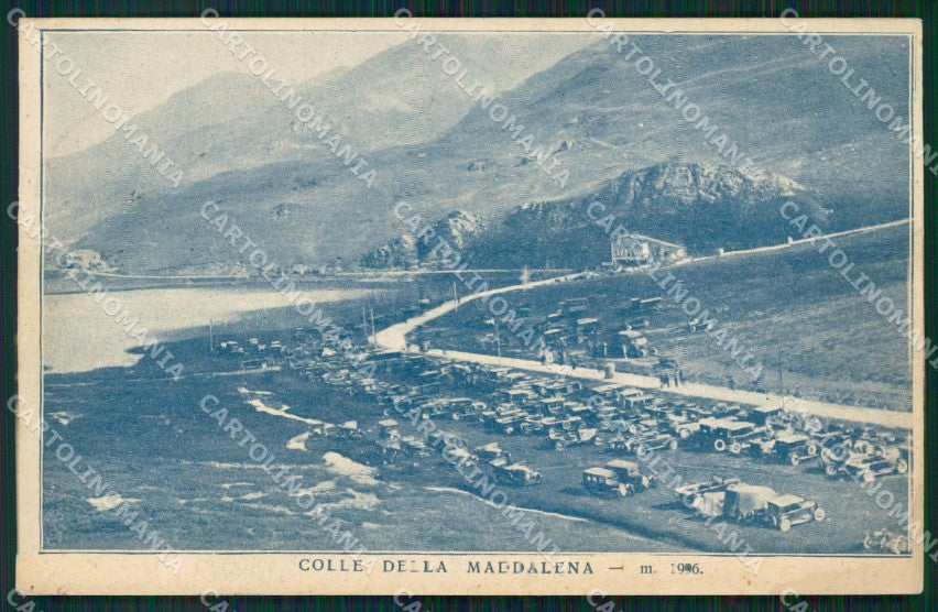 Cuneo Colle della Maddalena Corsa Automobilistica Fiat ABRASA cartolina MT6879 – fronte