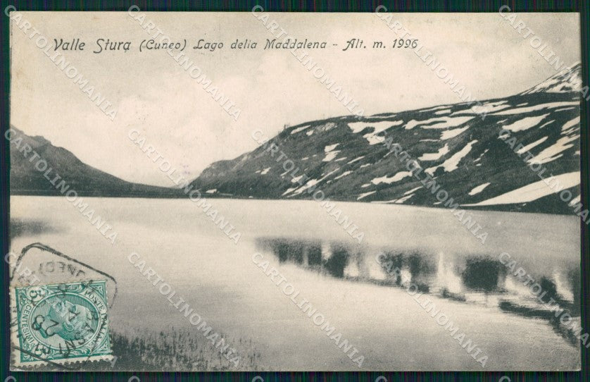 Cuneo Valle Stura Lago della Maddalena cartolina MT6880 – fronte