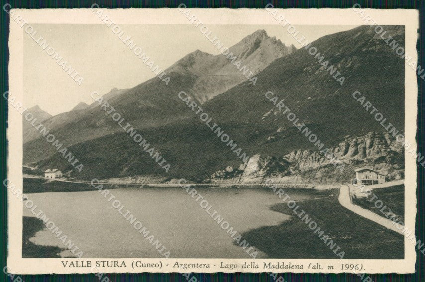 Cuneo Argentera Valle Stura Lago della Maddalena cartolina MT6882 – fronte