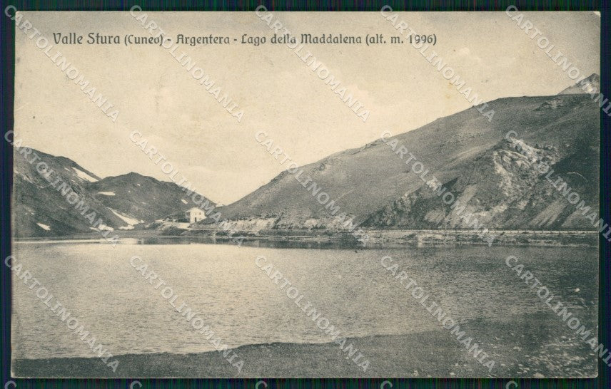Cuneo Argentera Valle Stura Lago della Maddalena cartolina MT6883 – fronte