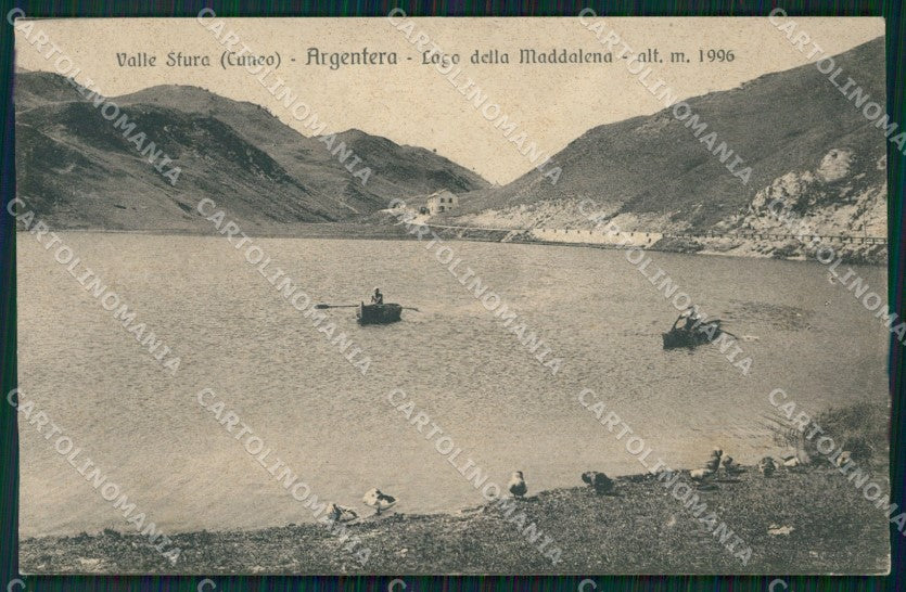 Cuneo Argentera Valle Stura Lago della Maddalena cartolina MT6885 – fronte