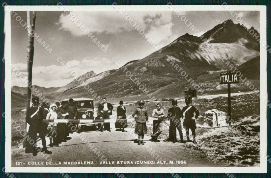 Cuneo Colle della Maddalena cartolina MT6887 – fronte
