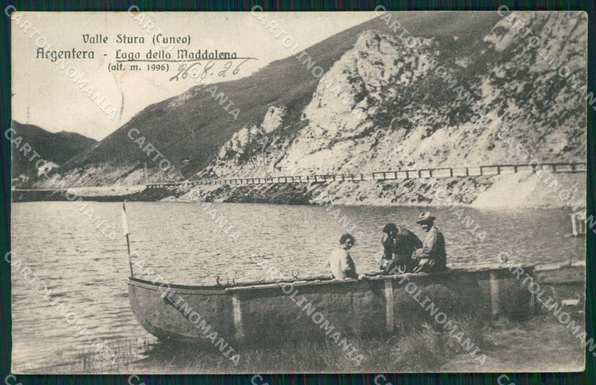 Cuneo Argentera Valle Stura Lago della Maddalena cartolina MT6889 – fronte