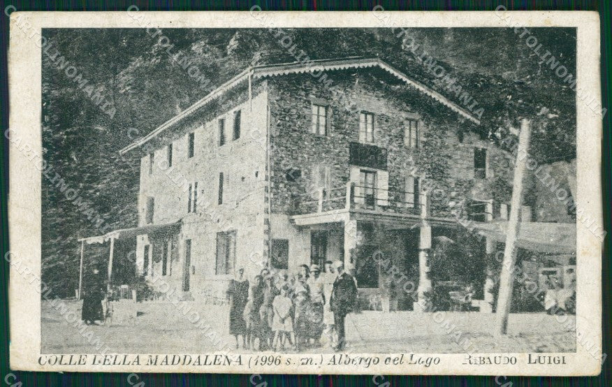 Cuneo Colle della Maddalena Albergo del Lago cartolina MT6890 – fronte