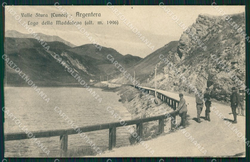 Cuneo Argentera Valle Stura Lago della Maddalena cartolina MT6891 – fronte