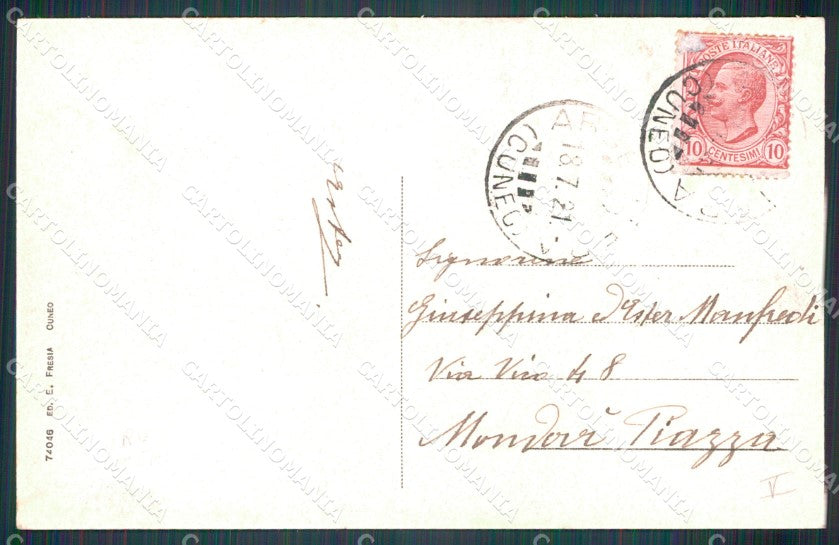 Cuneo Argentera Valle Stura Lago della Maddalena cartolina MT6891 – retro
