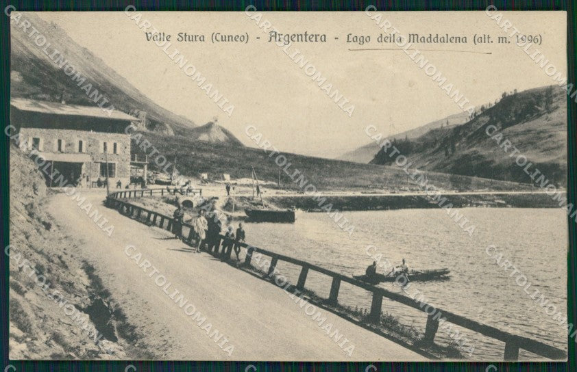 Cuneo Argentera Valle Stura Lago della Maddalena cartolina MT6892 – fronte