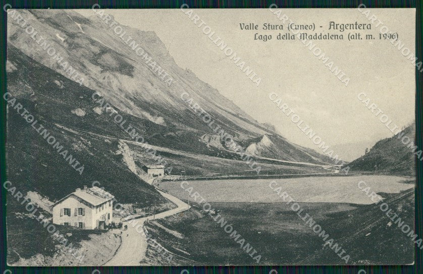 Cuneo Argentera Valle Stura Lago della Maddalena cartolina MT6893 – fronte