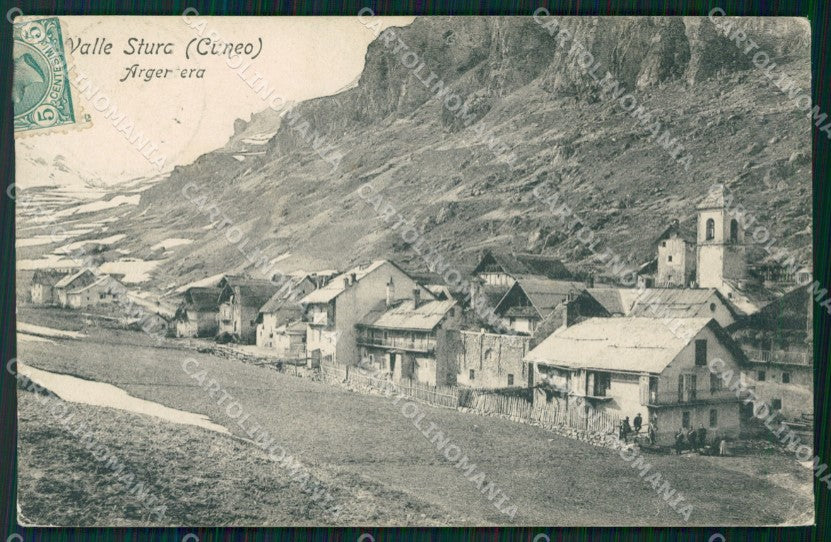 Cuneo Argentera Valle Stura cartolina MT6896 – fronte
