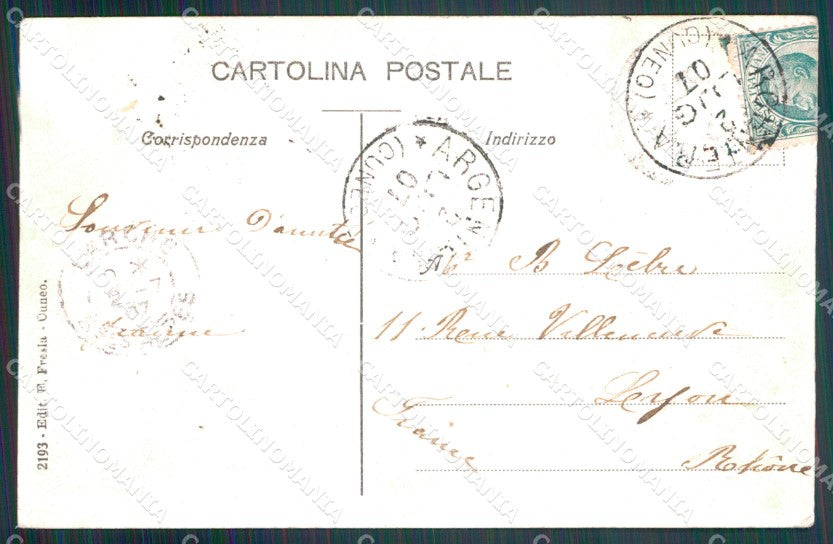 Cuneo Argentera Valle Stura cartolina MT6896 – retro