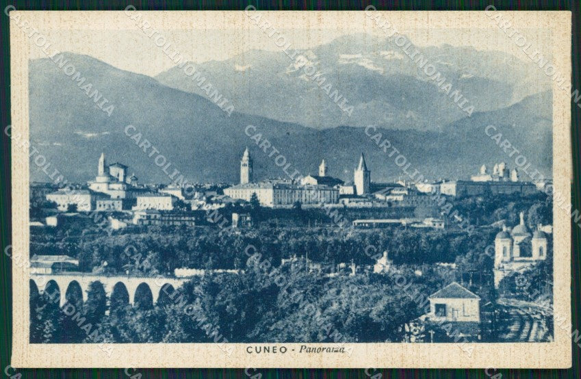 Cuneo città Panorama cartolina MT6909 – fronte