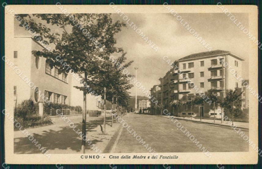 Cuneo città Casa Madre Fanciullo cartolina MT6911 – fronte