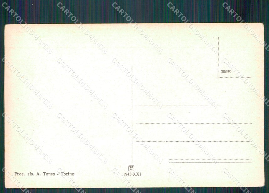 Cuneo città Casa Madre Fanciullo cartolina MT6911 – retro