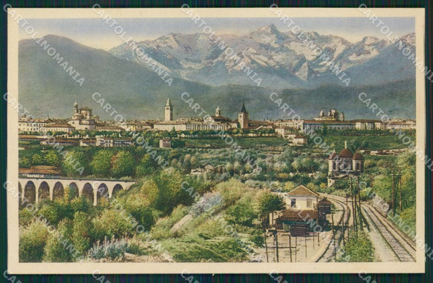Cuneo città Panorama cartolina MT6917 – fronte