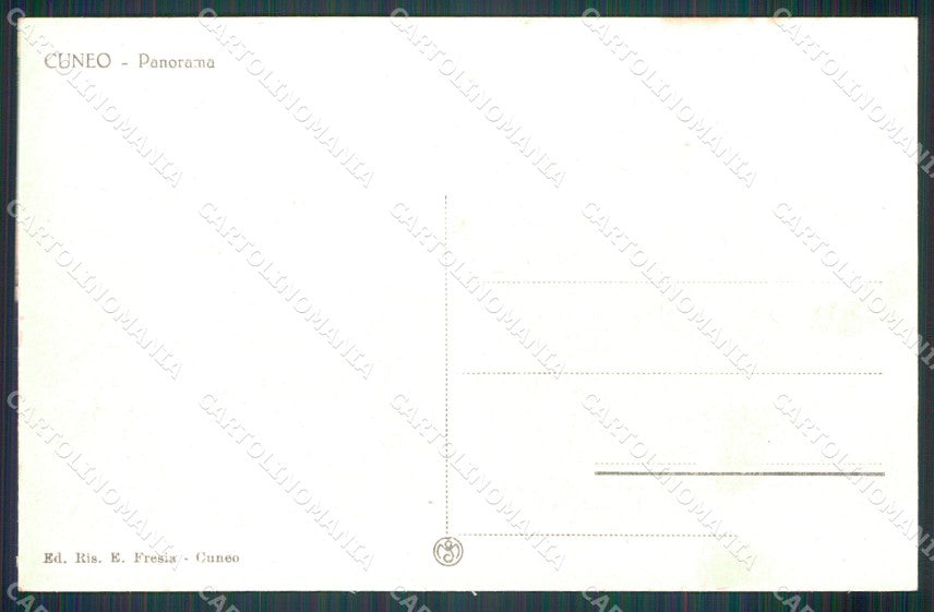 Cuneo città Panorama cartolina MT6917 – retro