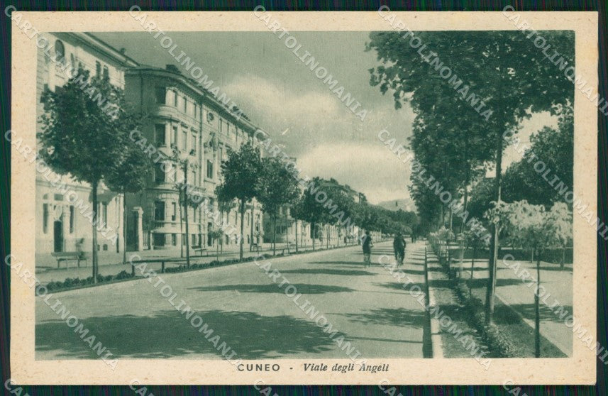 Cuneo città Viale degli Angeli cartolina MT6919 – fronte