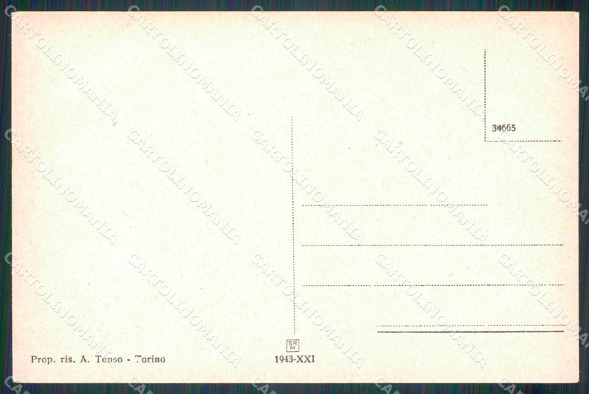 Cuneo città Via XX Settembre cartolina MT6920 – retro