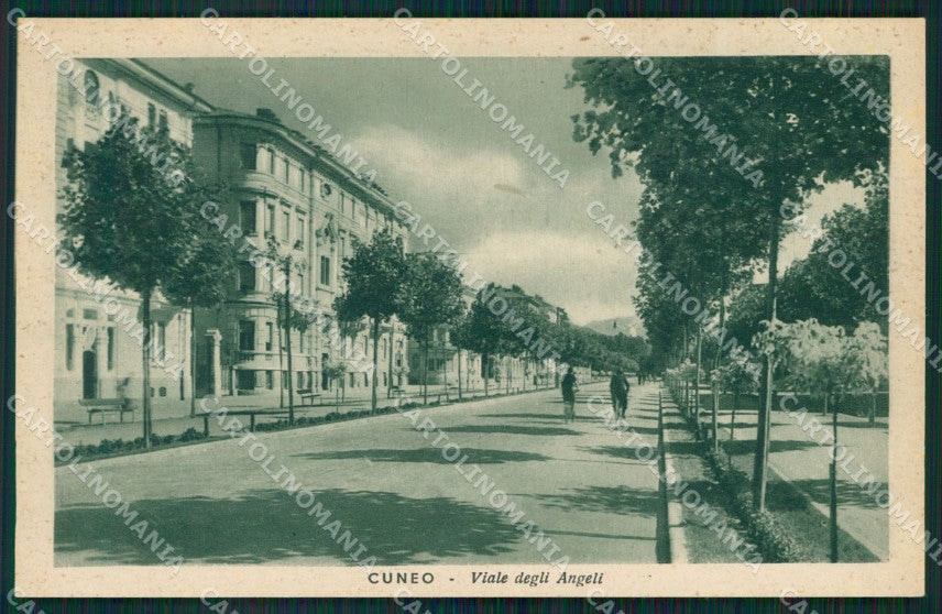 Cuneo città Viale degli Angeli cartolina MT6921 – fronte