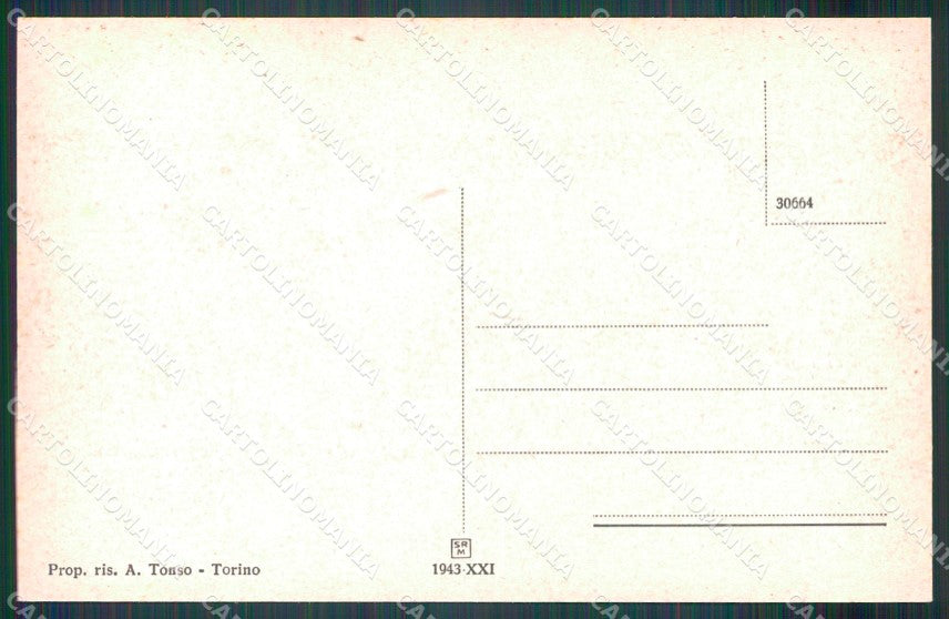 Cuneo città Viale degli Angeli cartolina MT6921 – retro