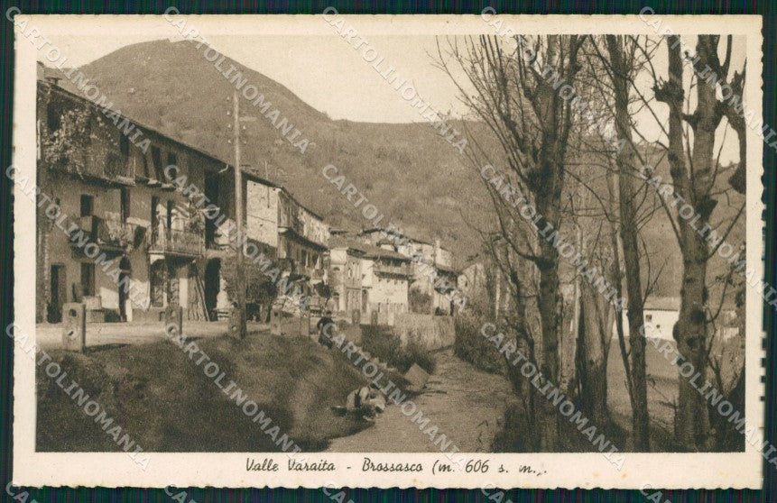 Cuneo Brossasco Valle Varaita cartolina MT6933 – fronte