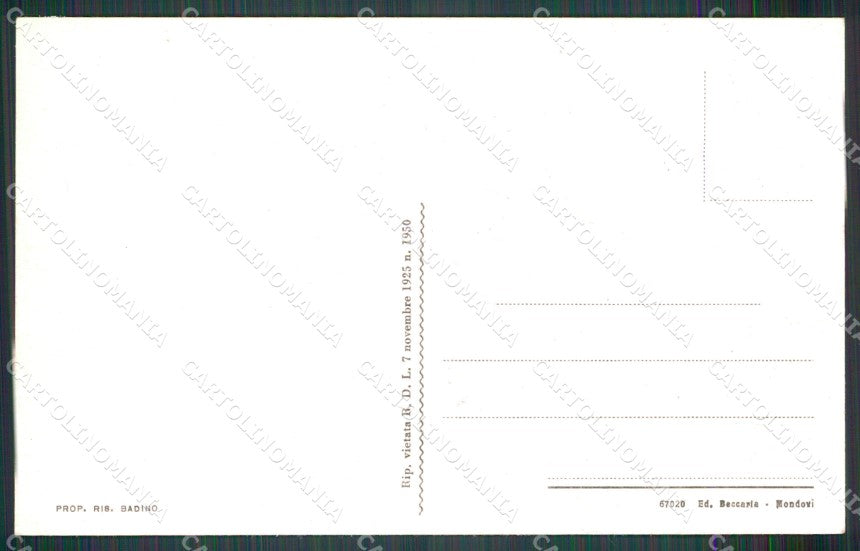 Cuneo Vicoforte Panorama cartolina MT6936 – retro