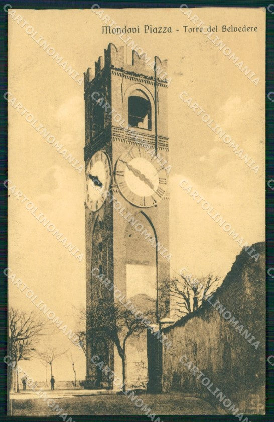 Cuneo Mondovì Torre del Belvedere cartolina MT6938 – fronte