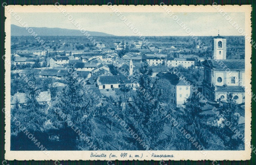 Cuneo Beinette Panorama cartolina MT6940 – fronte