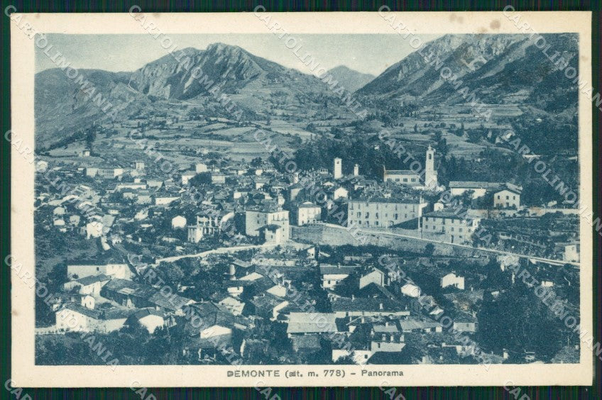 Cuneo Demonte Panorama cartolina MT6942 – fronte